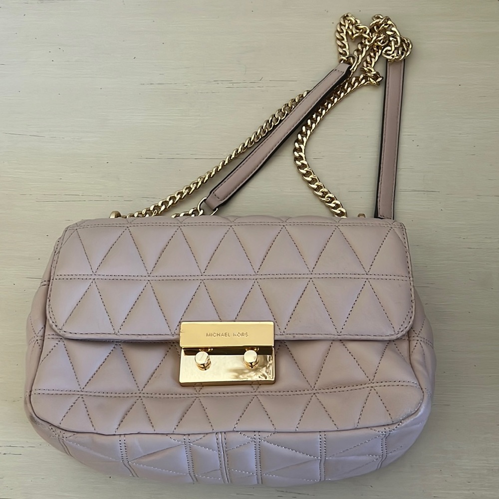Michael Kors Quilted Sloan Large Leather Shoulder Bag